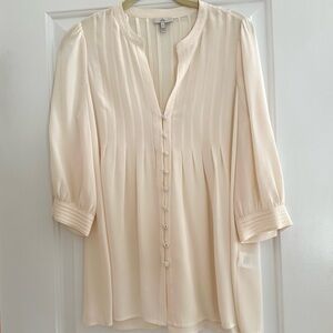 Joie Pintuck Blouse in Lush Silk